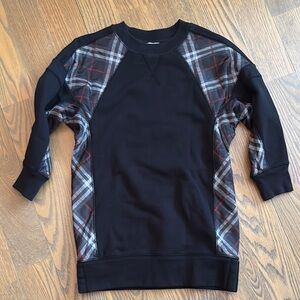 Burberry Black and Red Casual Dress with Unique Design